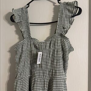Old Navy Checkered Sleeveless Dress